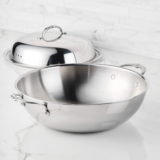 Hestan ProBond Luxe 14" Stainless Steel Wok
