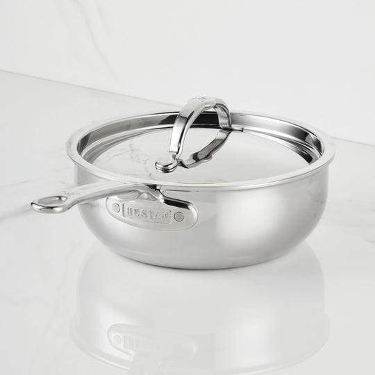 Hestan ProBond Luxe 2-quart Stainless Steel Saucier