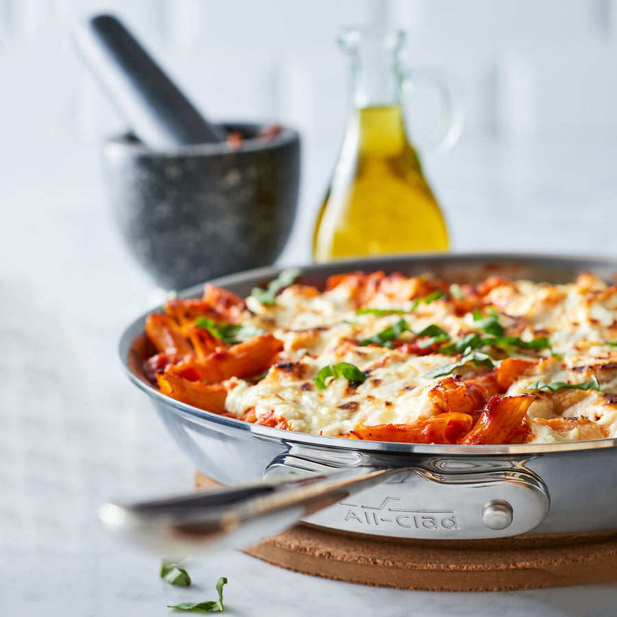 All-Clad d3 Stainless 8 & 10" Fry Pan Set