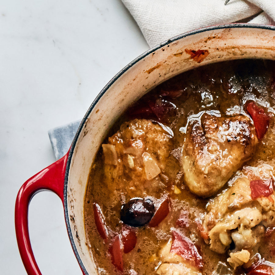 Le Creuset Signature Cast Iron 3.5-quart Cerise Sauteuse Dutch Oven