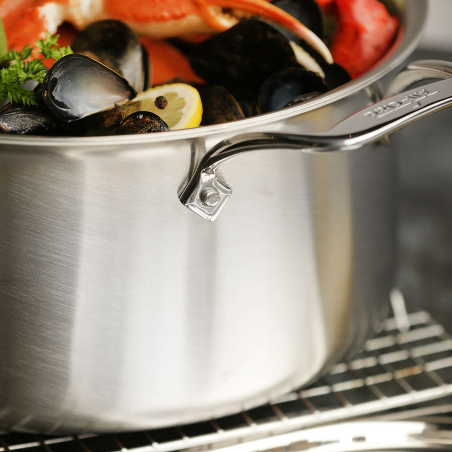 All-Clad d5 Brushed Stainless 12-quart Stock Pot