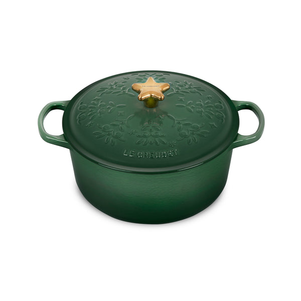 Noël Collection Holiday Tree Round Dutch Oven