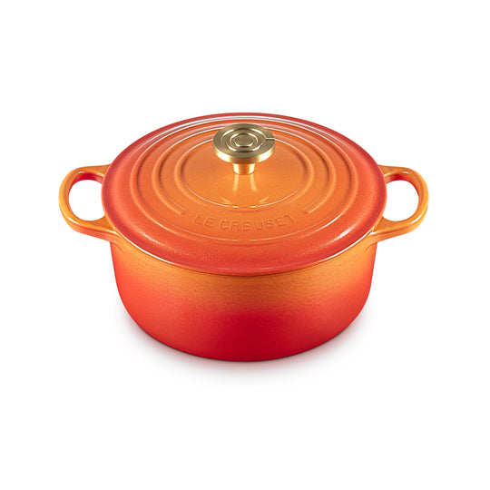 Le Creuset Signature Cast Iron 4.5-quart Flamme Doree Round Dutch Oven