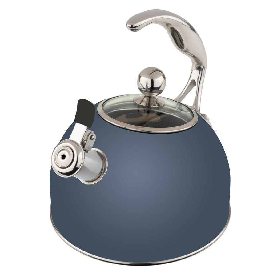 Viking 2.6-quart Slate Blue Stainless Steel Tea Kettle