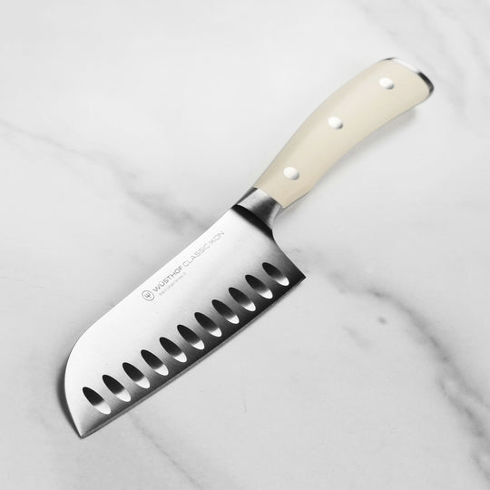 Wusthof Classic Ikon Creme 5" Hollow Edge Santoku Knife