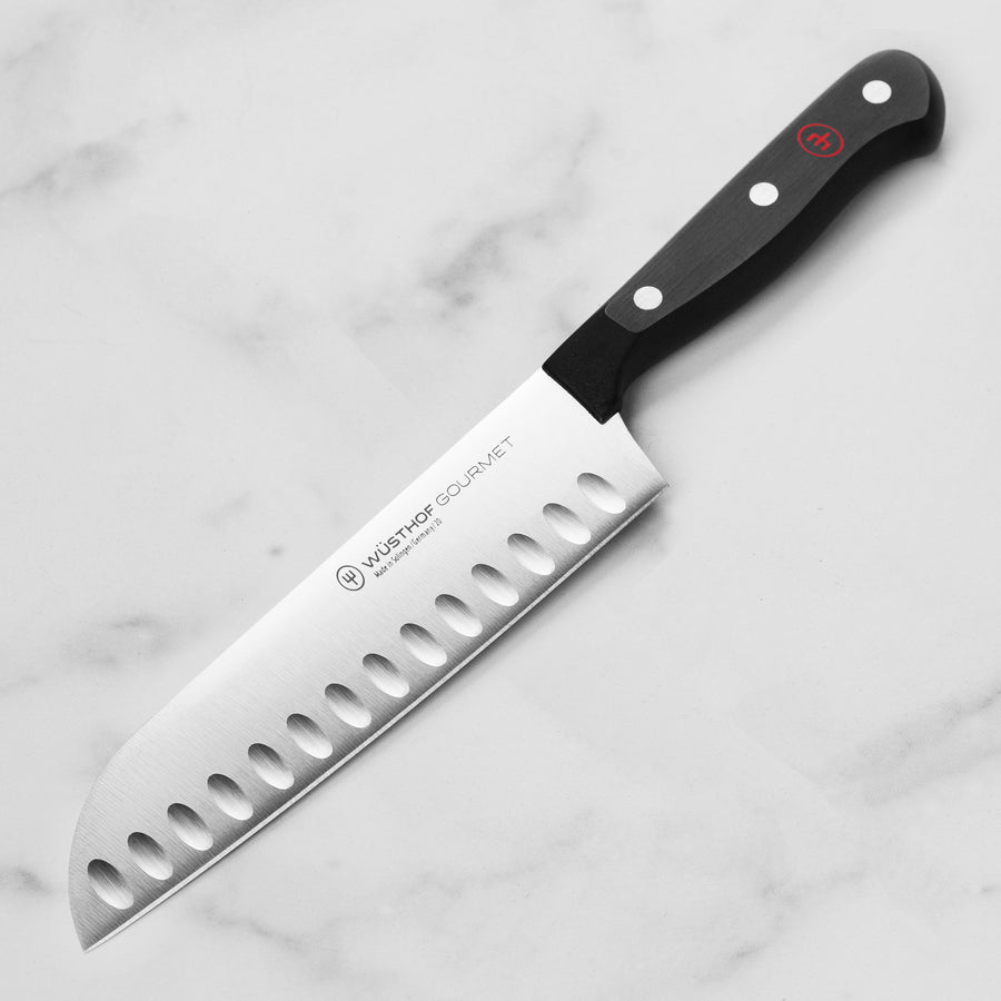 Wusthof Gourmet 7" Hollow Edge Santoku Knife