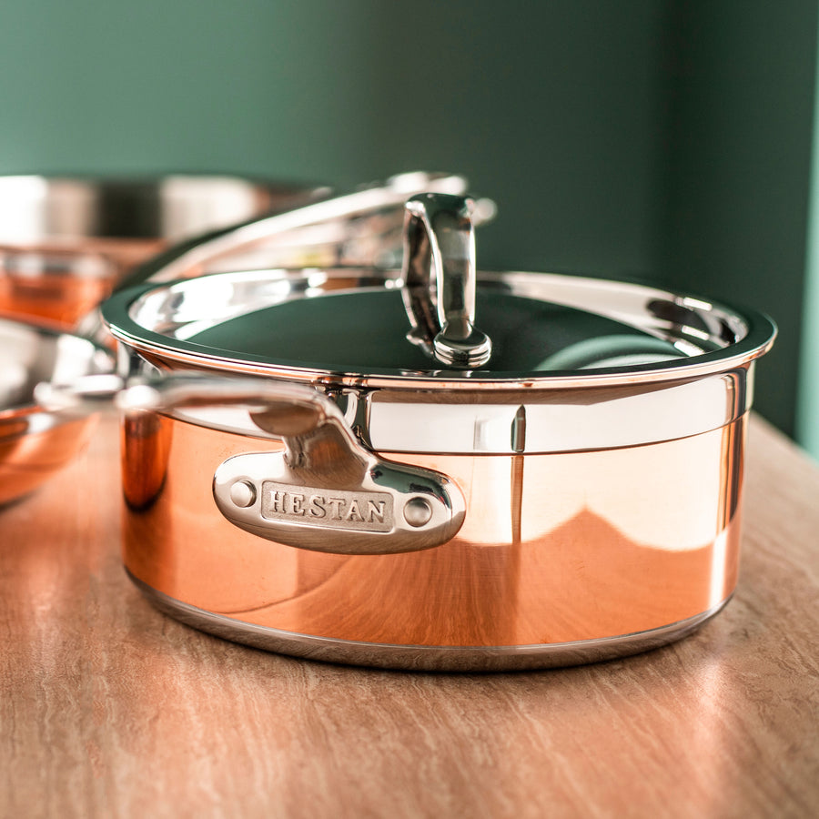 Hestan CopperBond 3-quart Induction Copper Saucepan