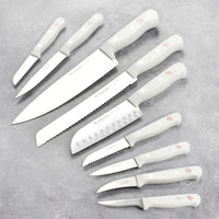 Wusthof Gourmet Knife Set with White Handles - 16 Piece – Cutlery