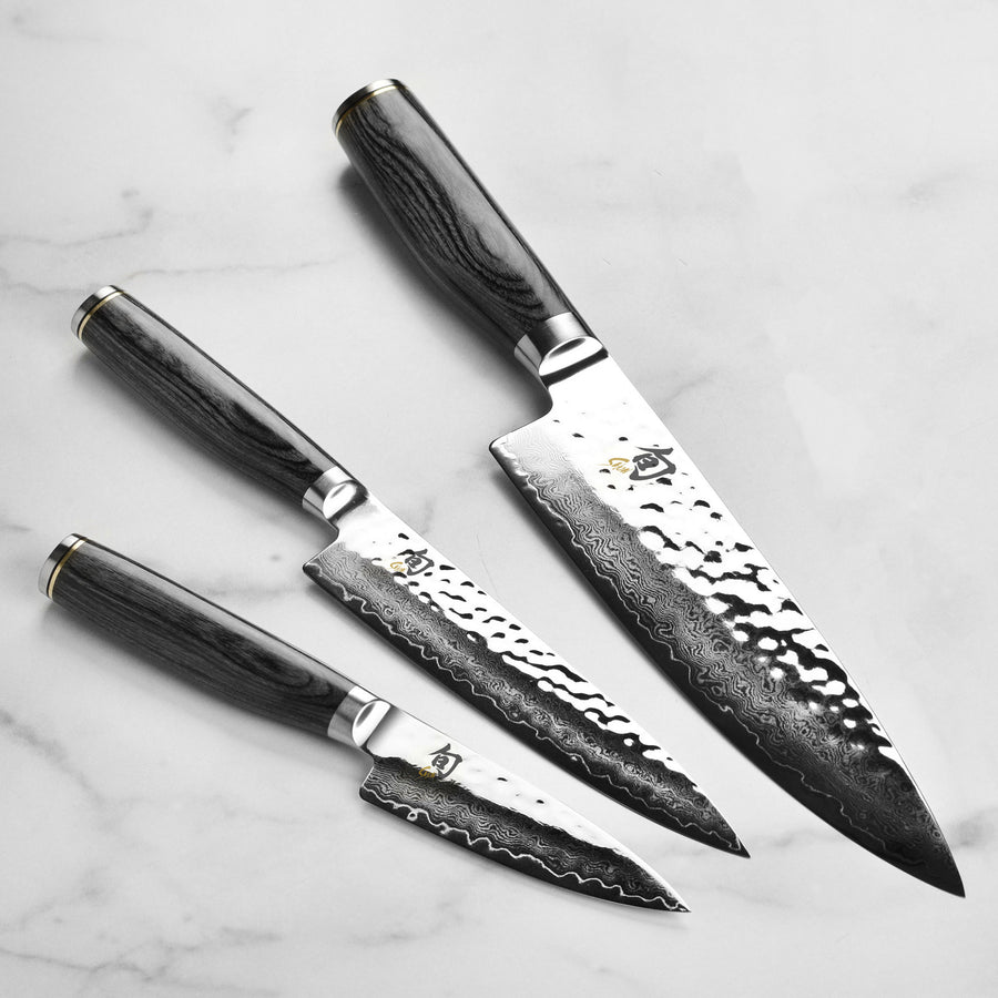 Shun Premier Grey 3 Piece Knife Set