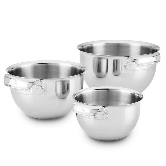 Hestan 3 Piece Stainless Steel Mixing Bowl Set