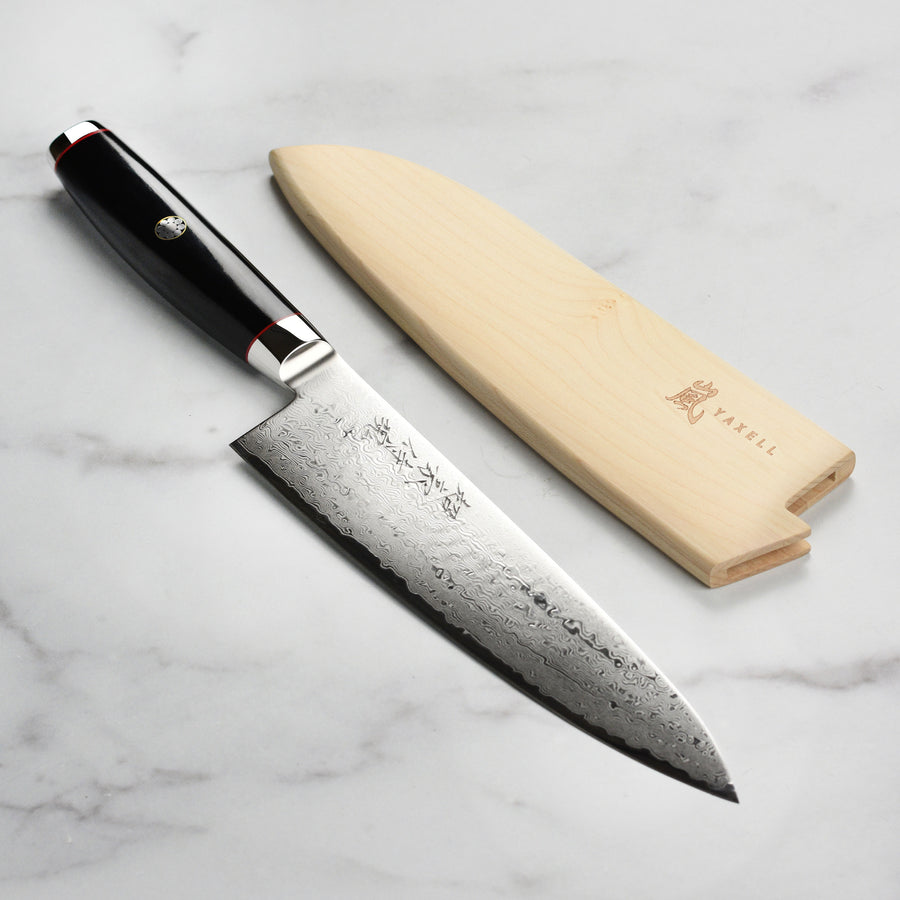 Yaxell Magnetic Wooden Sheath for 8" Chef's Knife