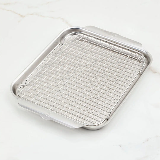 Hestan OvenBond Tri-Ply Medium Sheet Pan with Rack, 12x15"
