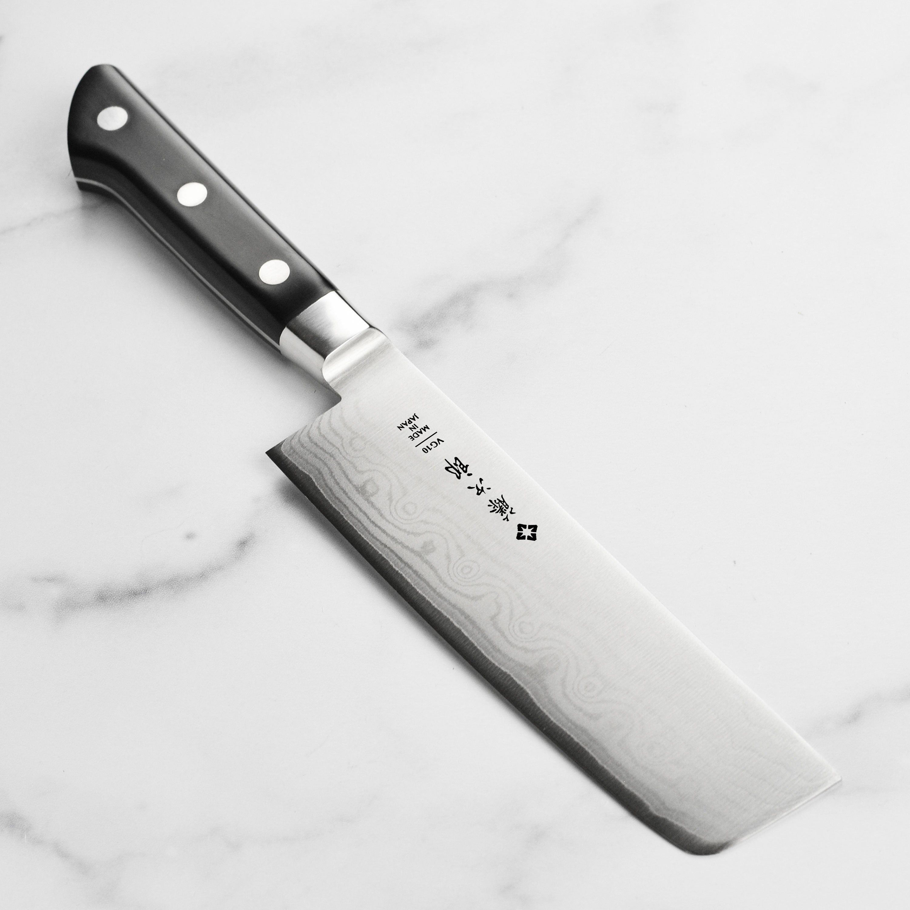 Tojiro Damascus Nakiri Knife - 7