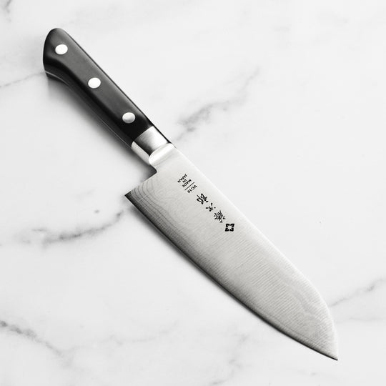 Tojiro Classic Damascus 7" Santoku Knife