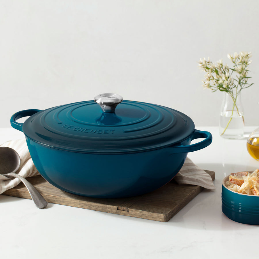  Le Creuset Enameled Cast Iron Bread Oven, Deep Teal