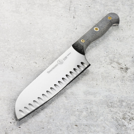 Messermeister Custom Micarta 7" Hollow Edge Santoku Knife