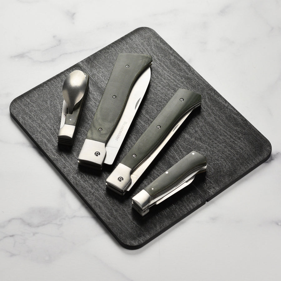 Messermeister Adventure Chef - Set di 3 pezzi in acero carbonizzato Messermeister Adventure Chef - Set di 3 pezzi in acero carbonizzato