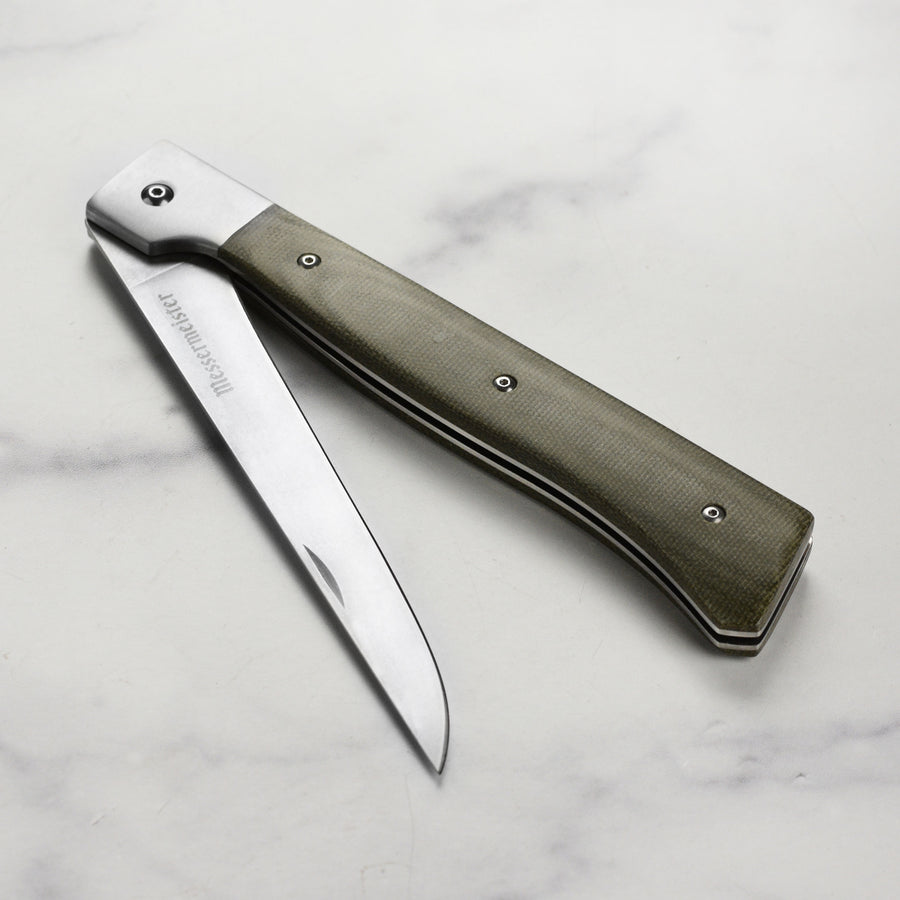 Messermeister Adventure Chef 4-in-1 Folding Camp Utensil | Perfect Edge Messermeister Adventure Chef 4-in-1 Folding Camp Utensil | Perfect Edge