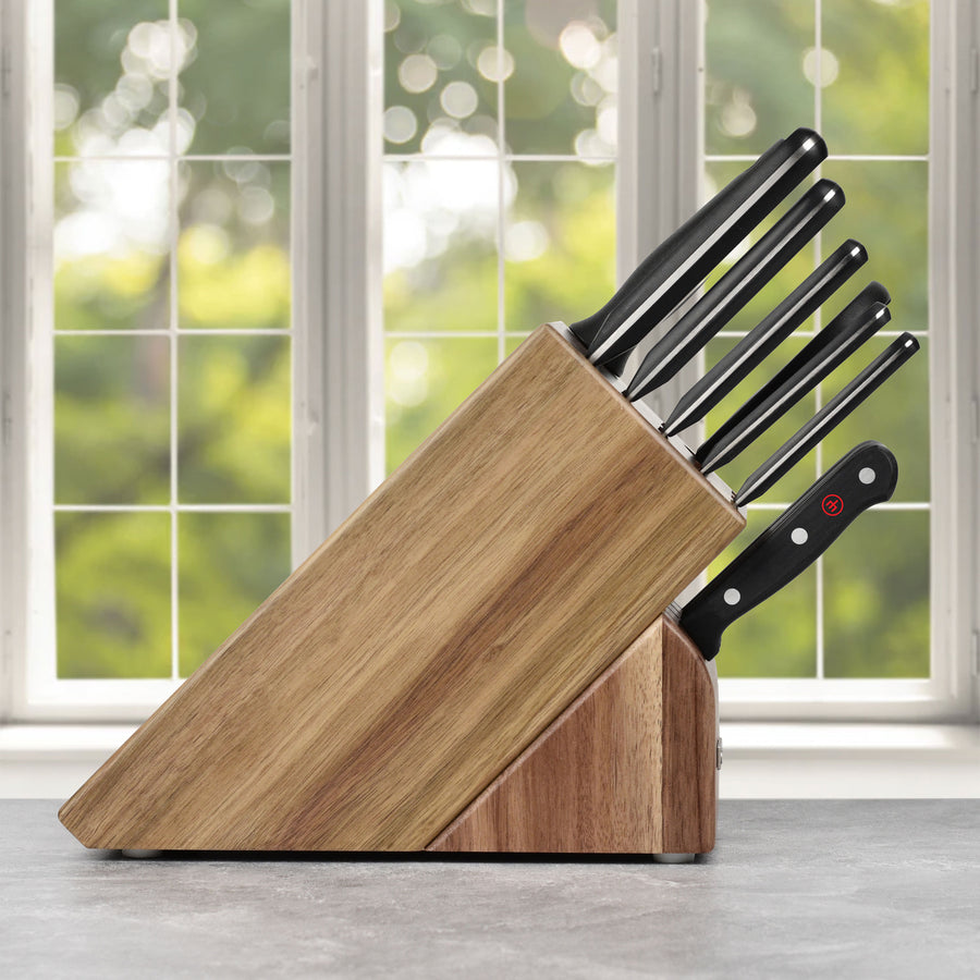 Wusthof Gourmet Stamped White 16-Piece Knife Block Set + Reviews
