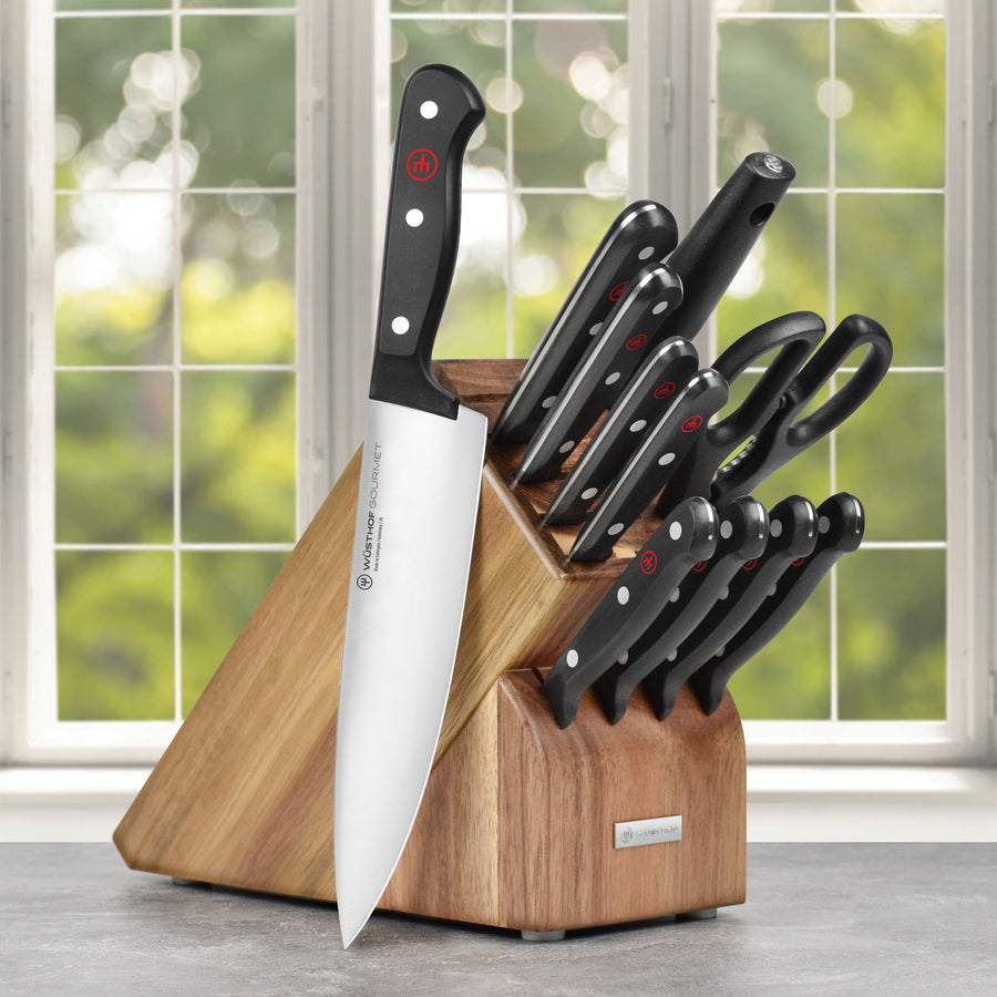 WÜSTHOF Knife Wusthof Classic Ikon Creme Piece Slim Knife Block