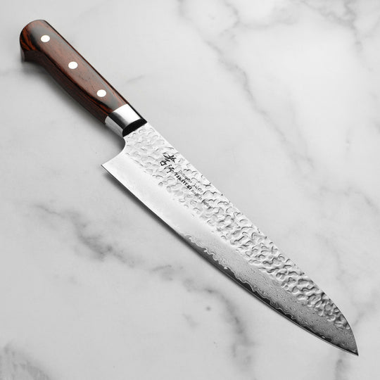 Takayuki Hammered Damascus 9.4" Gyuto