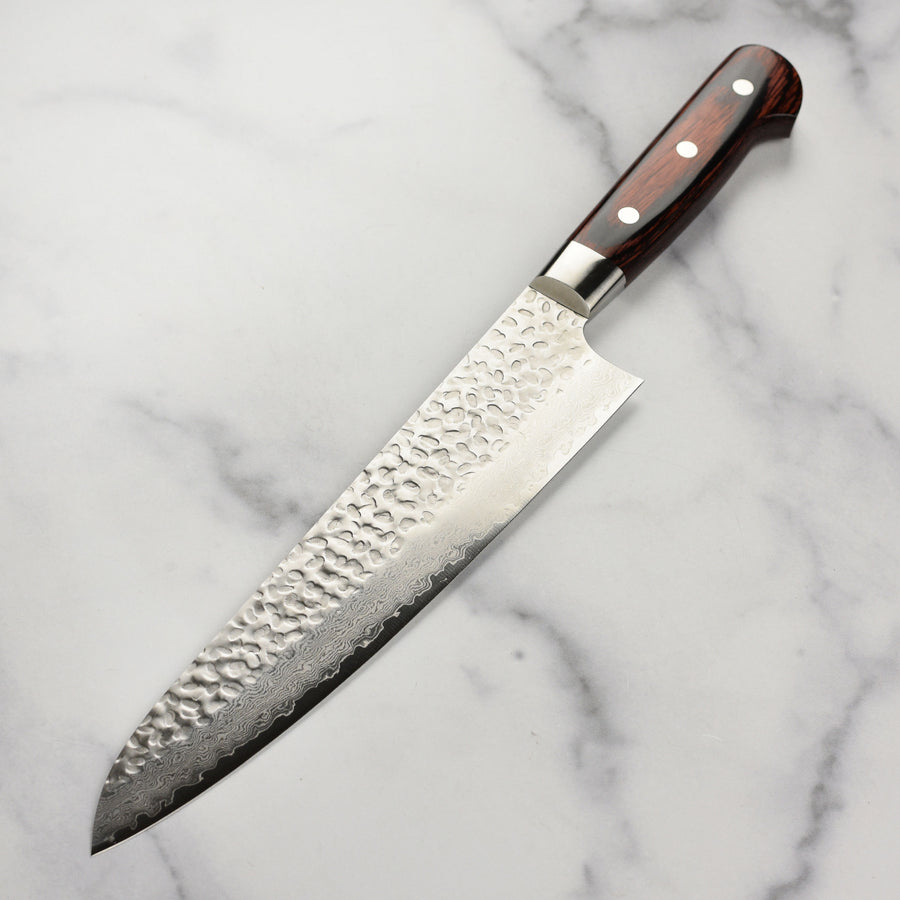 Takayuki Hammered Damascus 9.4" Gyuto