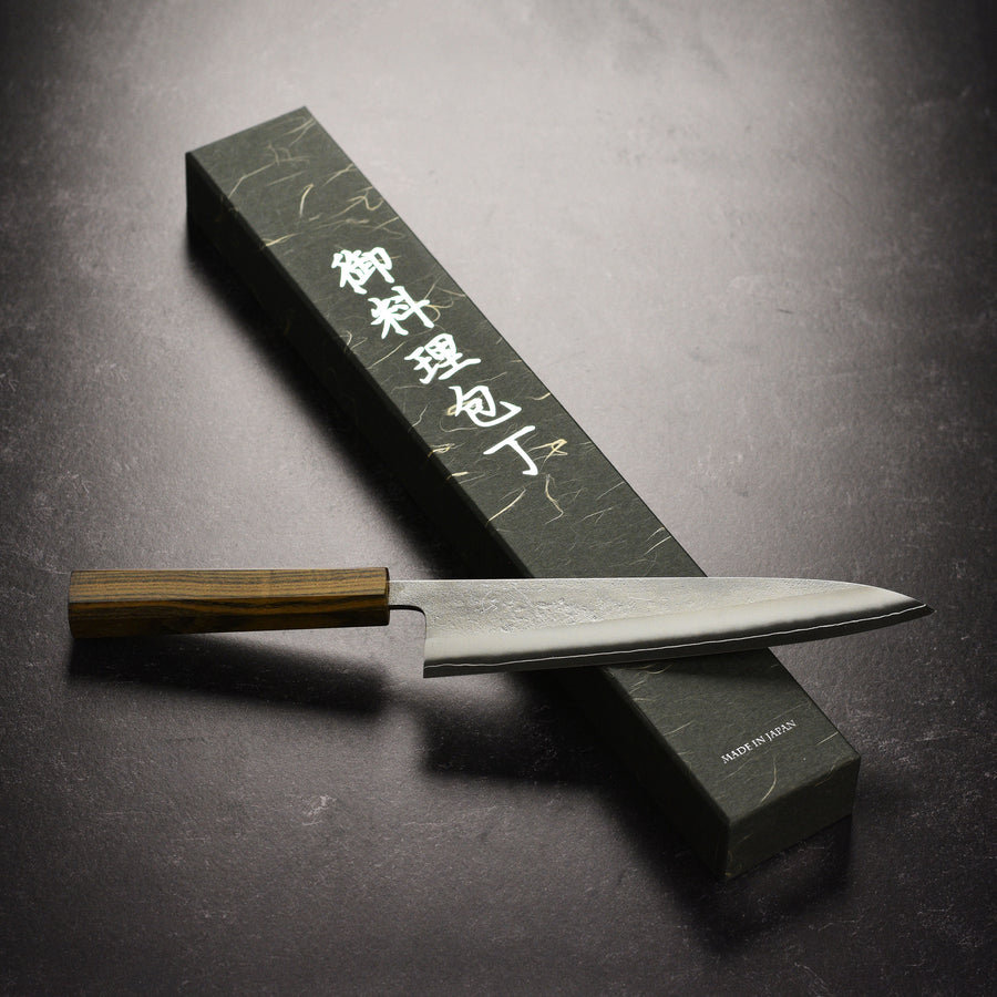 Yoshikane SKD Nashiji Stainless Clad 8.25" Gyuto