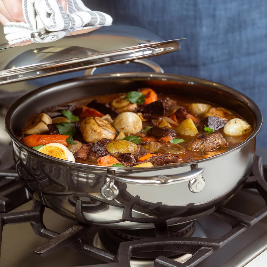 Hestan NanoBond 5-quart Titanium Stainless Steel Dutch Oven