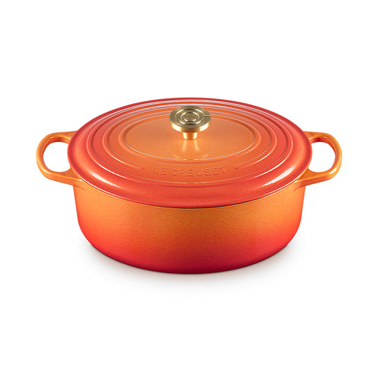 Le Creuset Signature Cast Iron 6.75-quart Flamme Doree Oval Dutch Oven