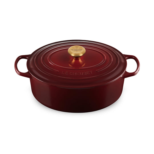 Le Creuset Signature Cast Iron 6.75-quart Rhone Oval Dutch Oven