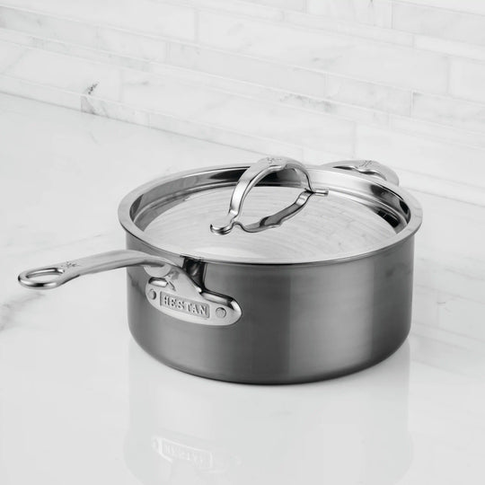 Hestan NanoBond 4-quart Titanium Stainless Steel Saucepan