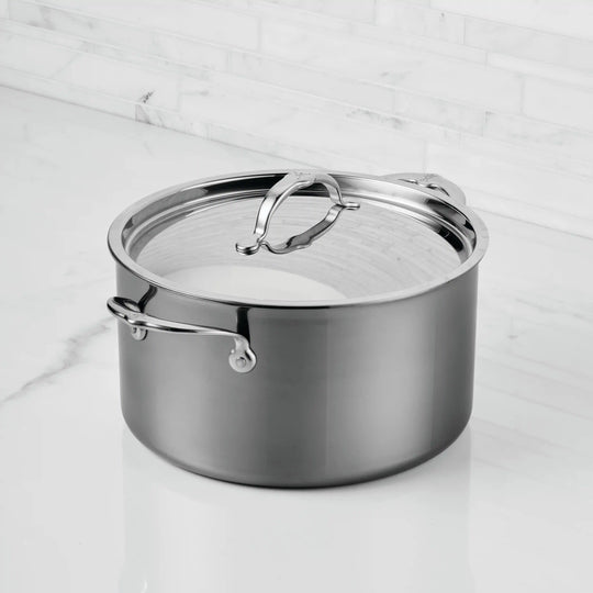 Hestan NanoBond 8-quart Titanium Stainless Steel Stock Pot