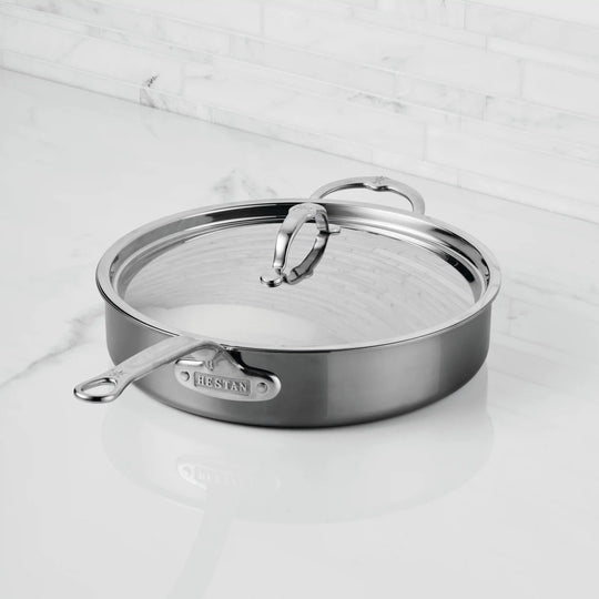 Hestan NanoBond 5-quart Titanium Stainless Steel Saute Pan