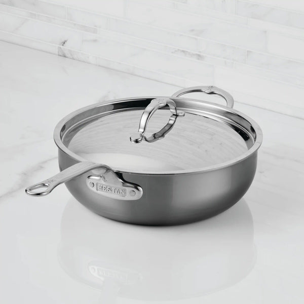 Hestan NanoBond Essential Pan - 5-quart Titanium Stainless Steel