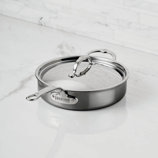 Hestan NanoBond 3.5-quart Titanium Stainless Steel Saute Pan