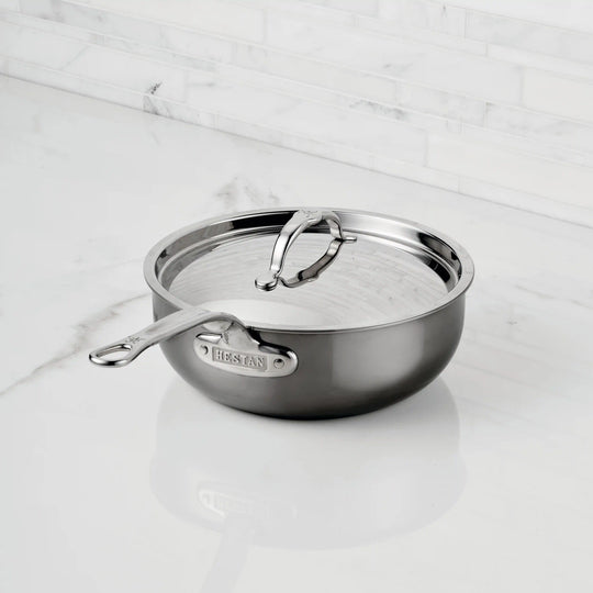 Hestan NanoBond 3.5-quart Titanium Stainless Steel Essential Pan