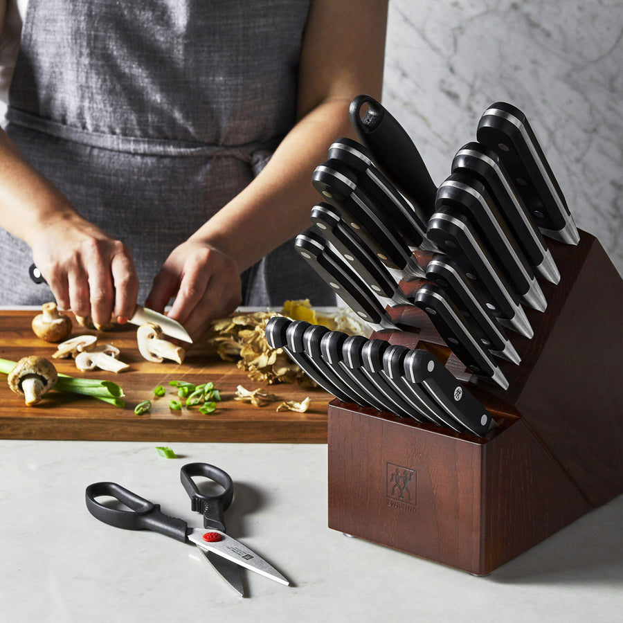 Zwilling Pro 21 Slot Walnut Knife Block