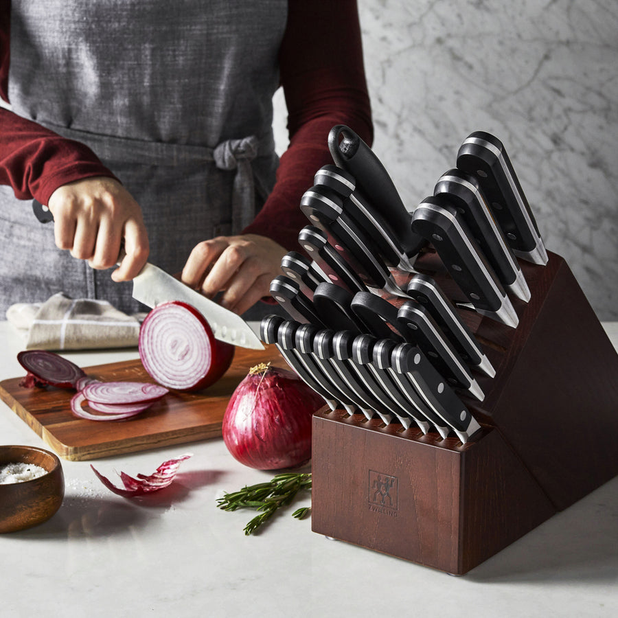 Zwilling Pro 21 Slot Walnut Knife Block