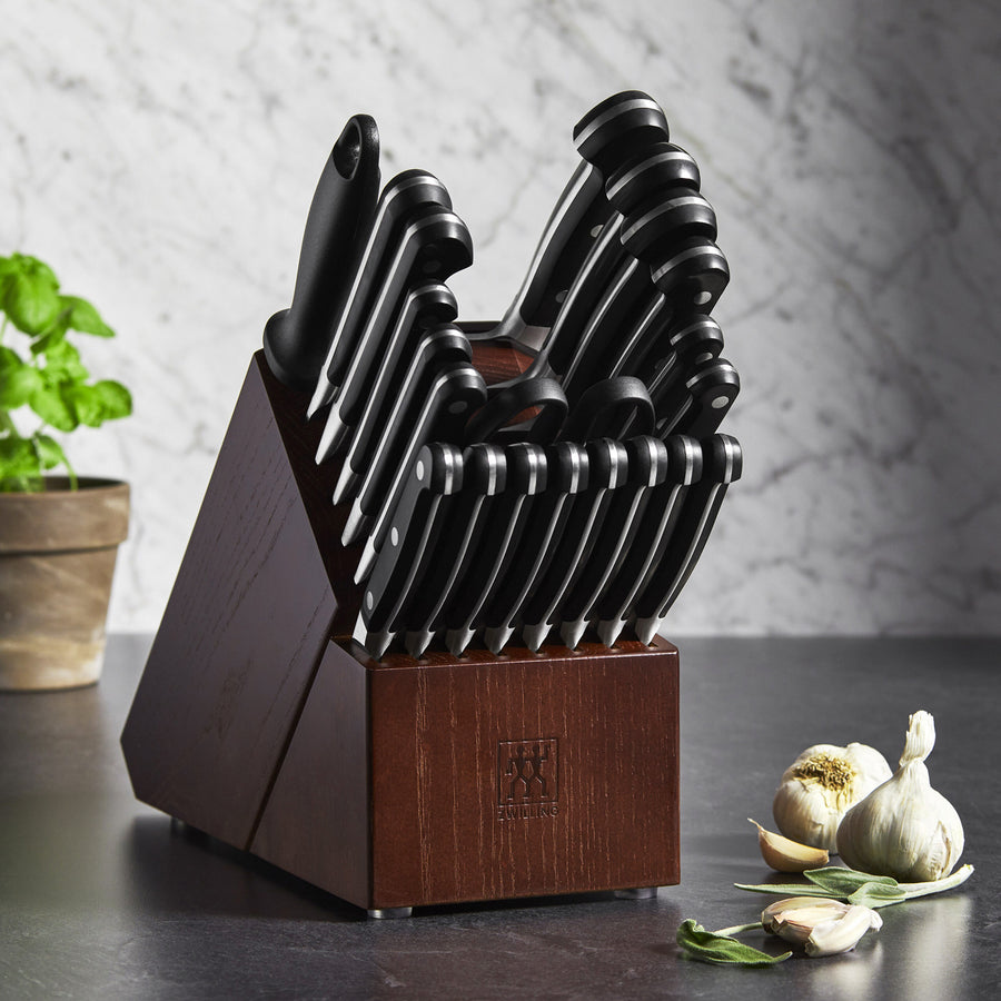 Zwilling Pro 21 Slot Walnut Knife Block