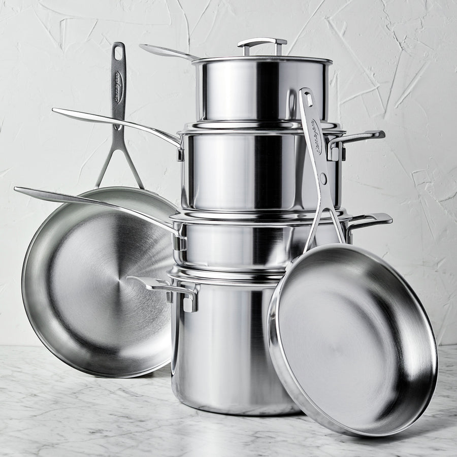 Demeyere Industry5 10 Piece Stainless Steel Cookware Set