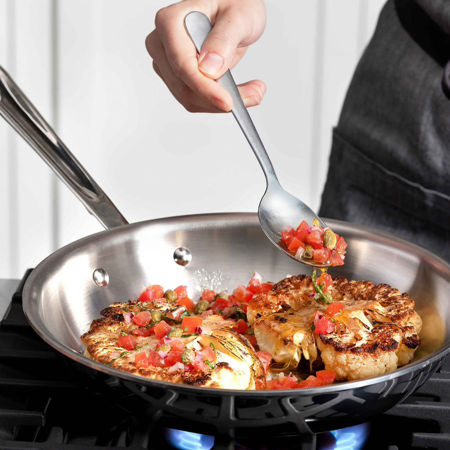 All-Clad d3 Stainless 8 & 10" Fry Pan Set