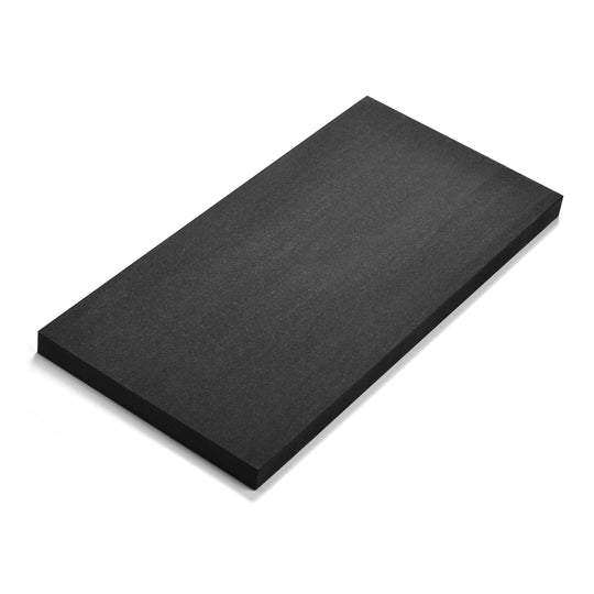 Asahi Black Professional Rubber Cutting Board, 19.7 x 9.8" (20mm)