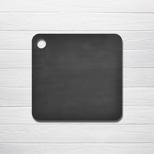 Asahi Black Rubber Cutting Board, 9.8" Square