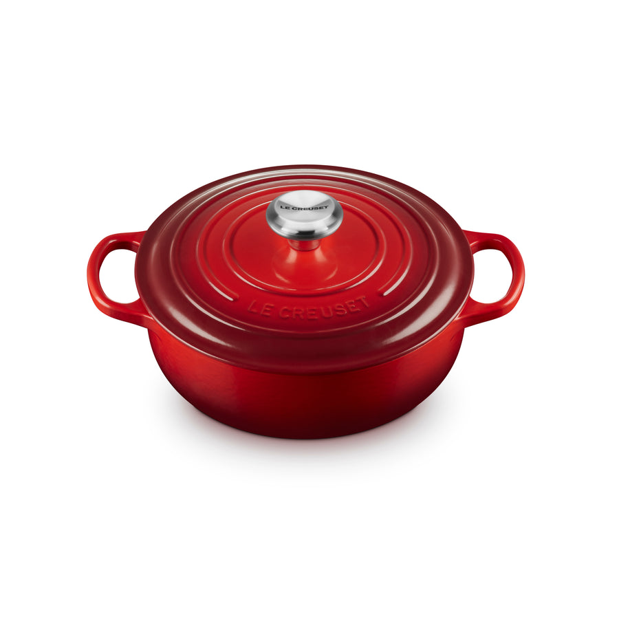 Le Creuset Signature Cast Iron 3.5-quart Cerise Sauteuse Dutch Oven