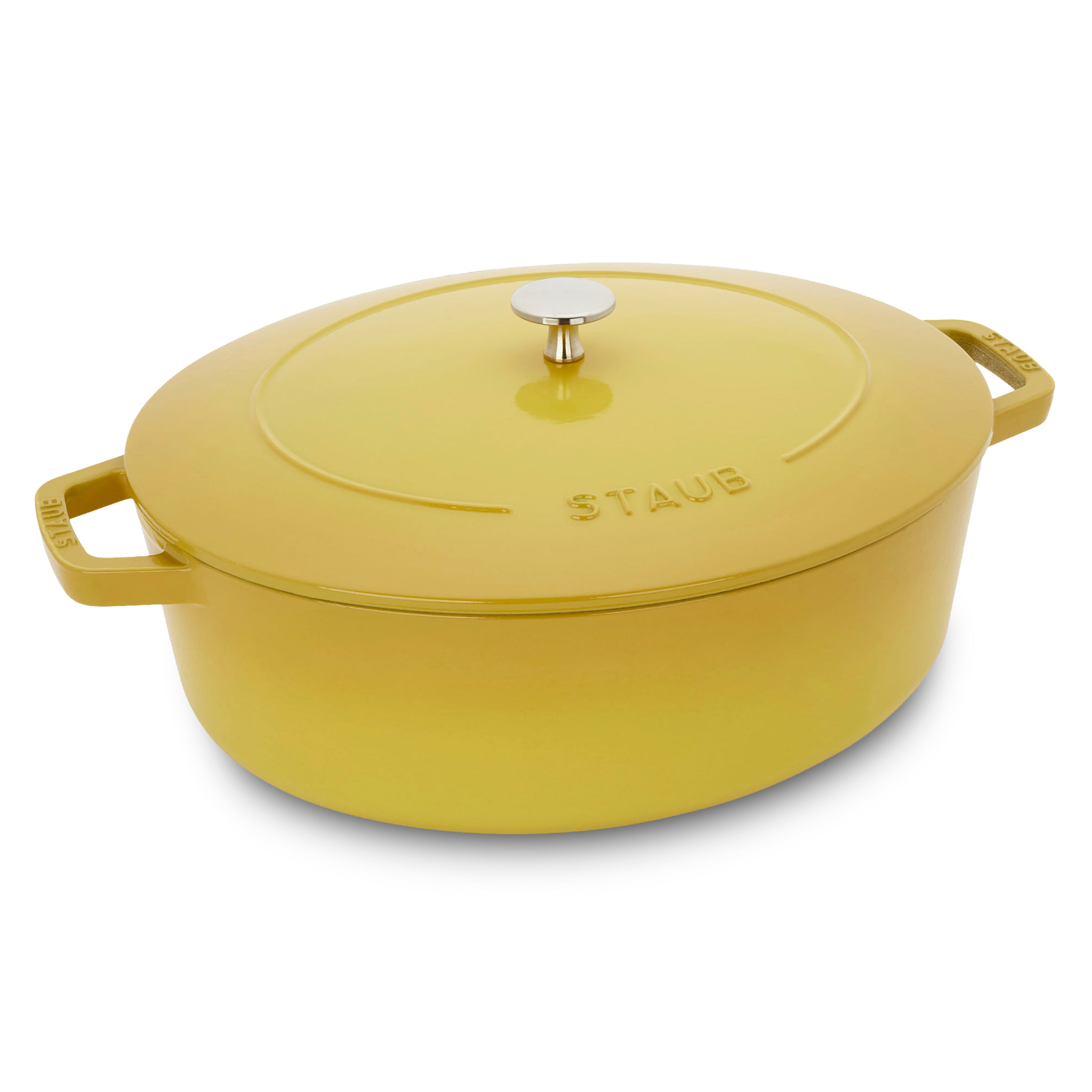 Staub Wide Oval Dutch Oven - 6.25-quart Citron – Cutlery and More