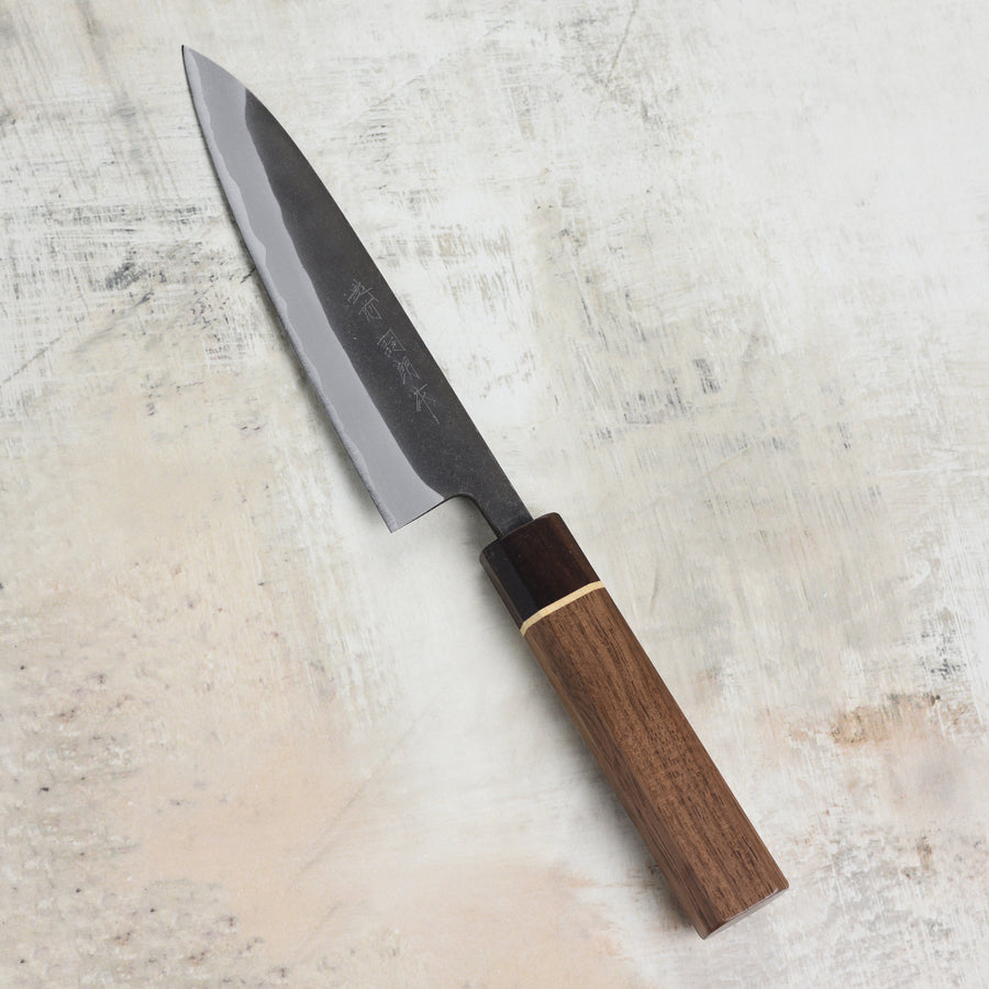 Shiro Kamo Aogami Super Kurouchi Stainless Clad 5.9" Petty