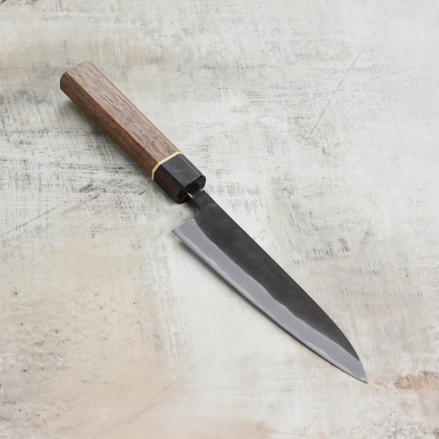 Shiro Kamo Aogami Super Kurouchi Stainless Clad 5.9" Petty