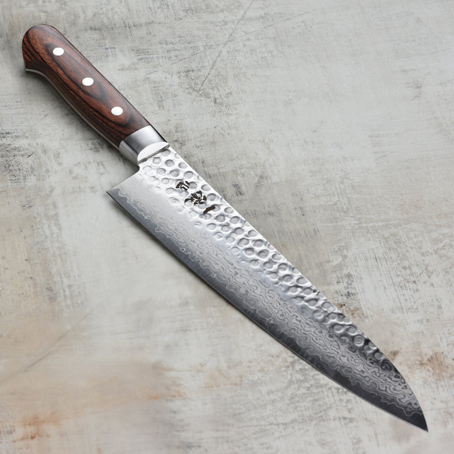 Ittetsu VG10 Hammered Damascus 9.4" Gyuto