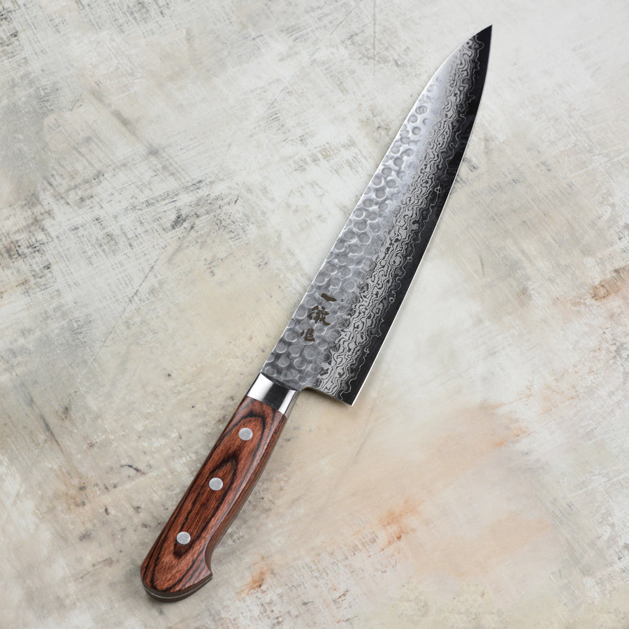 Ittetsu VG10 Hammered Damascus 9.4" Gyuto