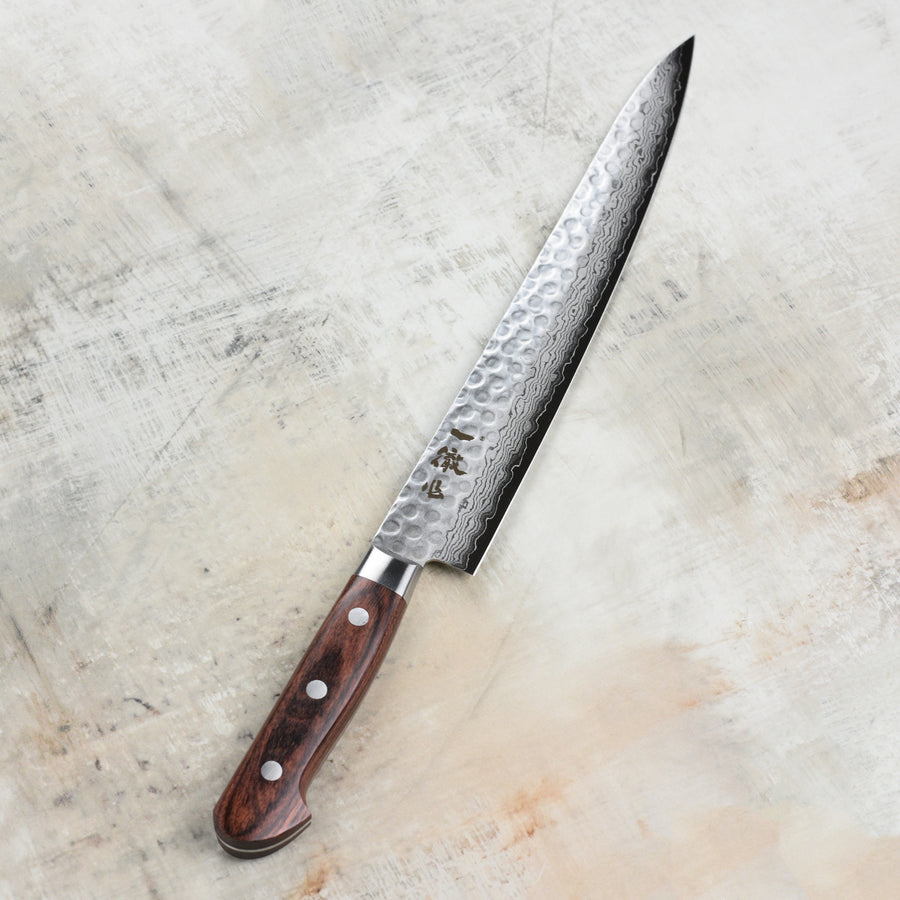 Ittetsu VG10 Hammered Damascus 9.4" Sujihiki